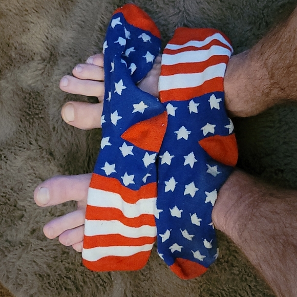 Mens July 4th holiday patriotic sock bandanna comb - Picture 8 of 9